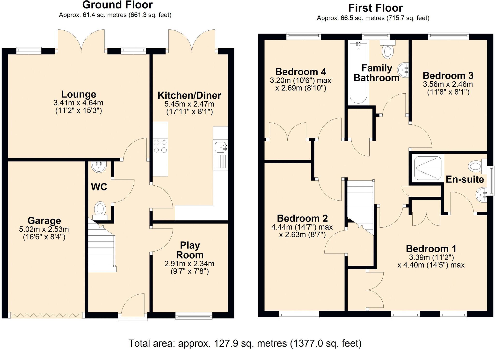 Clara View, Crawcrook floorplan