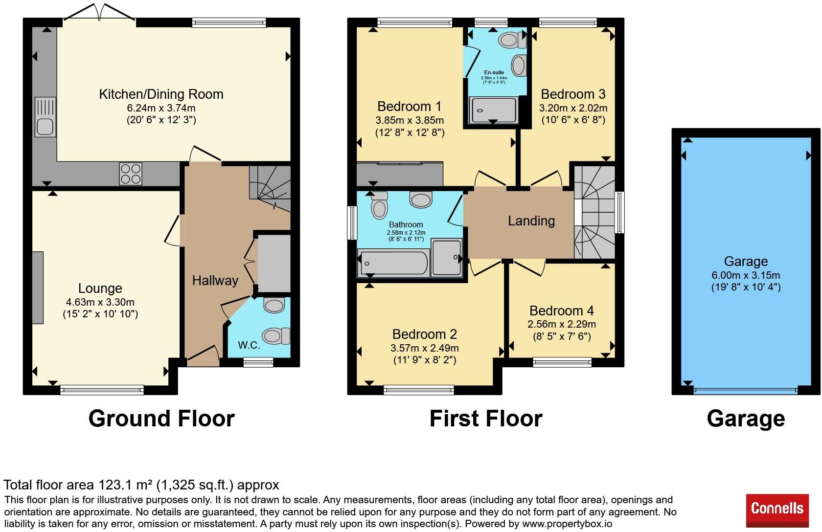 Weston Rise, Oadby, Leicester floorplan