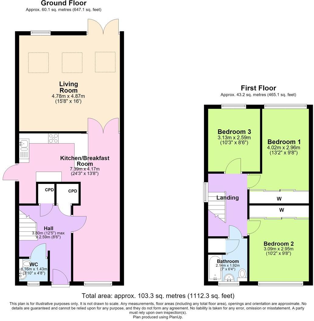Stowe Drive, Southam floorplan