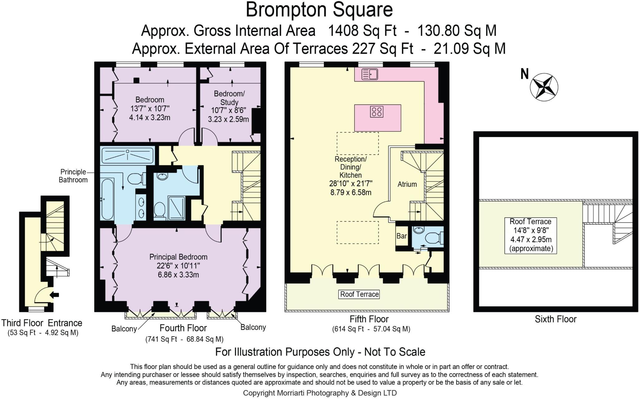 Brompton Square, Knightsbridge, London floorplan