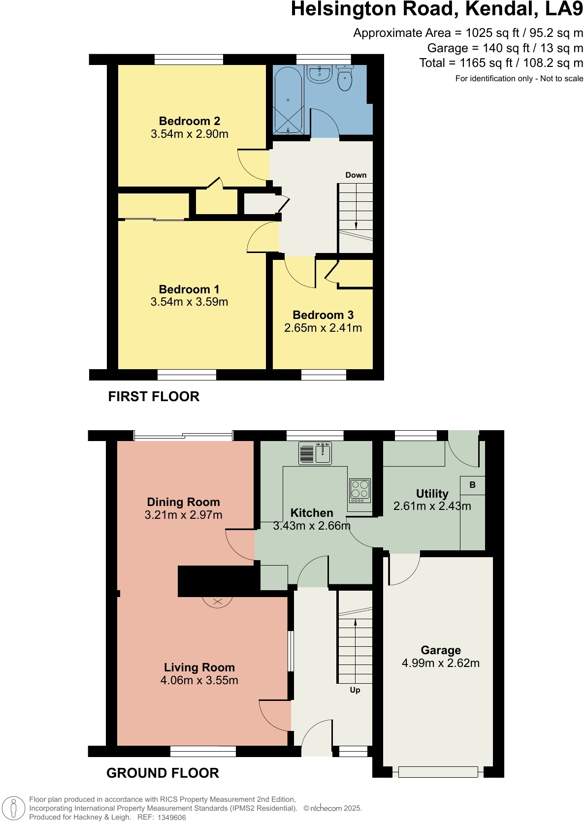 21 Helsington Road, Kendal, Cumbria, LA9 5JR floorplan