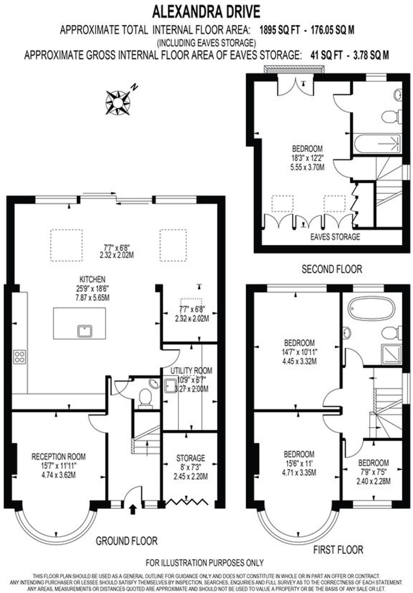 Alexandra Drive, Surbiton, KT5 floorplan