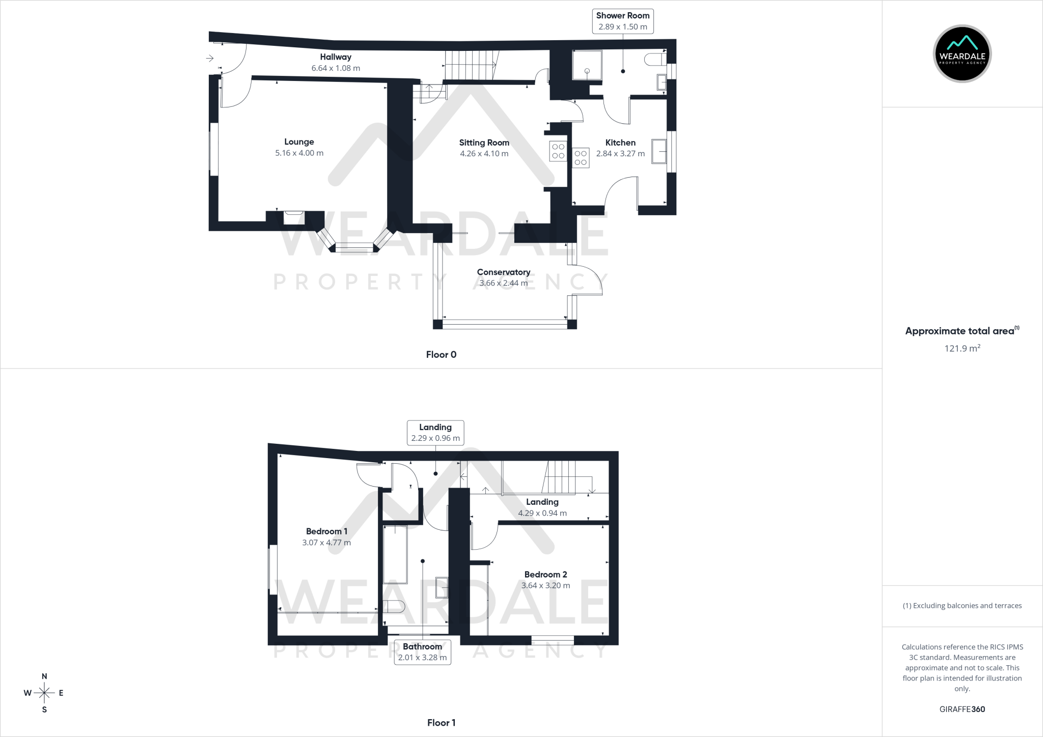12 East End, Bishop Auckland, DL13 3JX floorplan