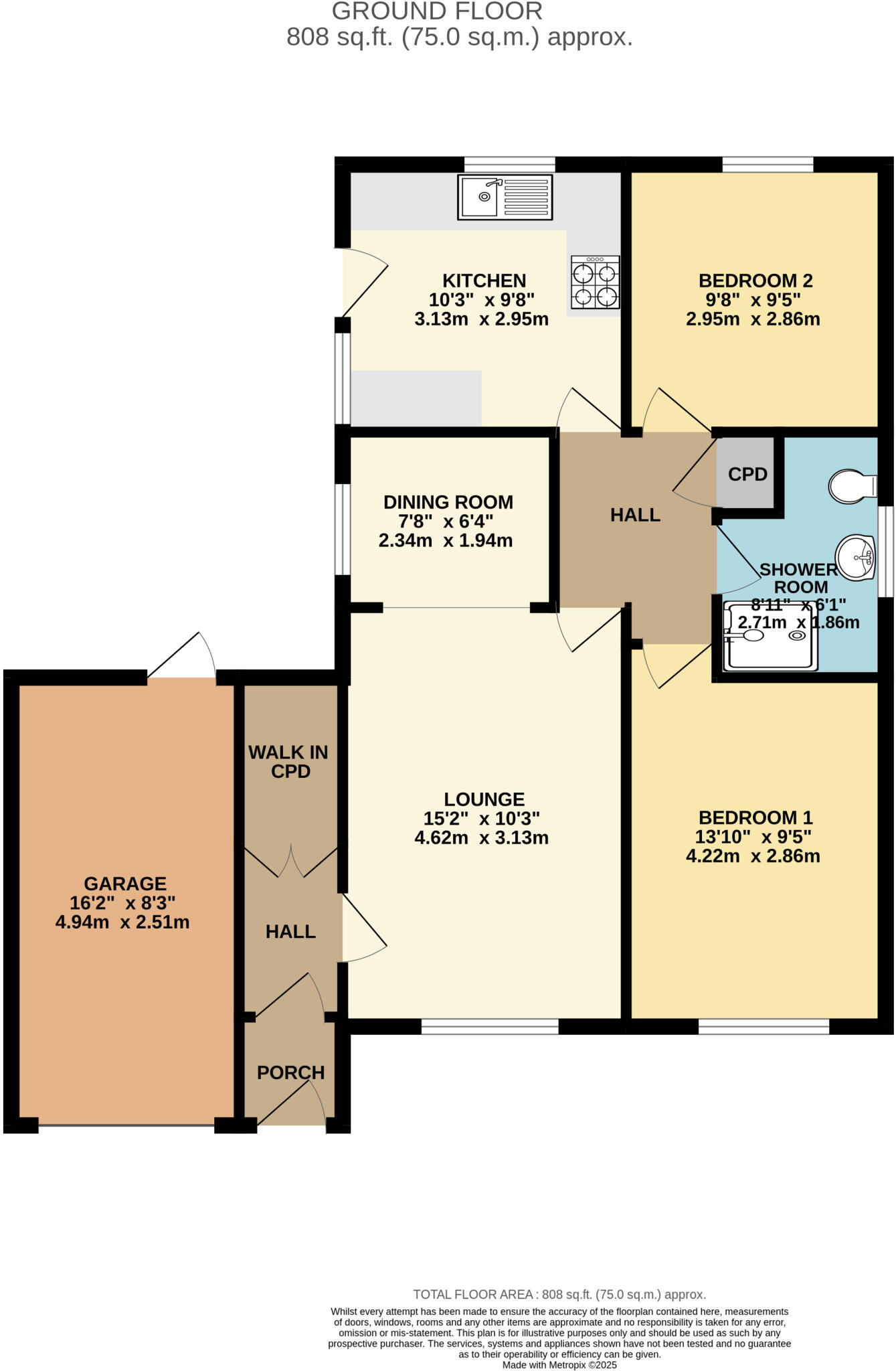Regents Park Close, North Hykeham, LN6 floorplan