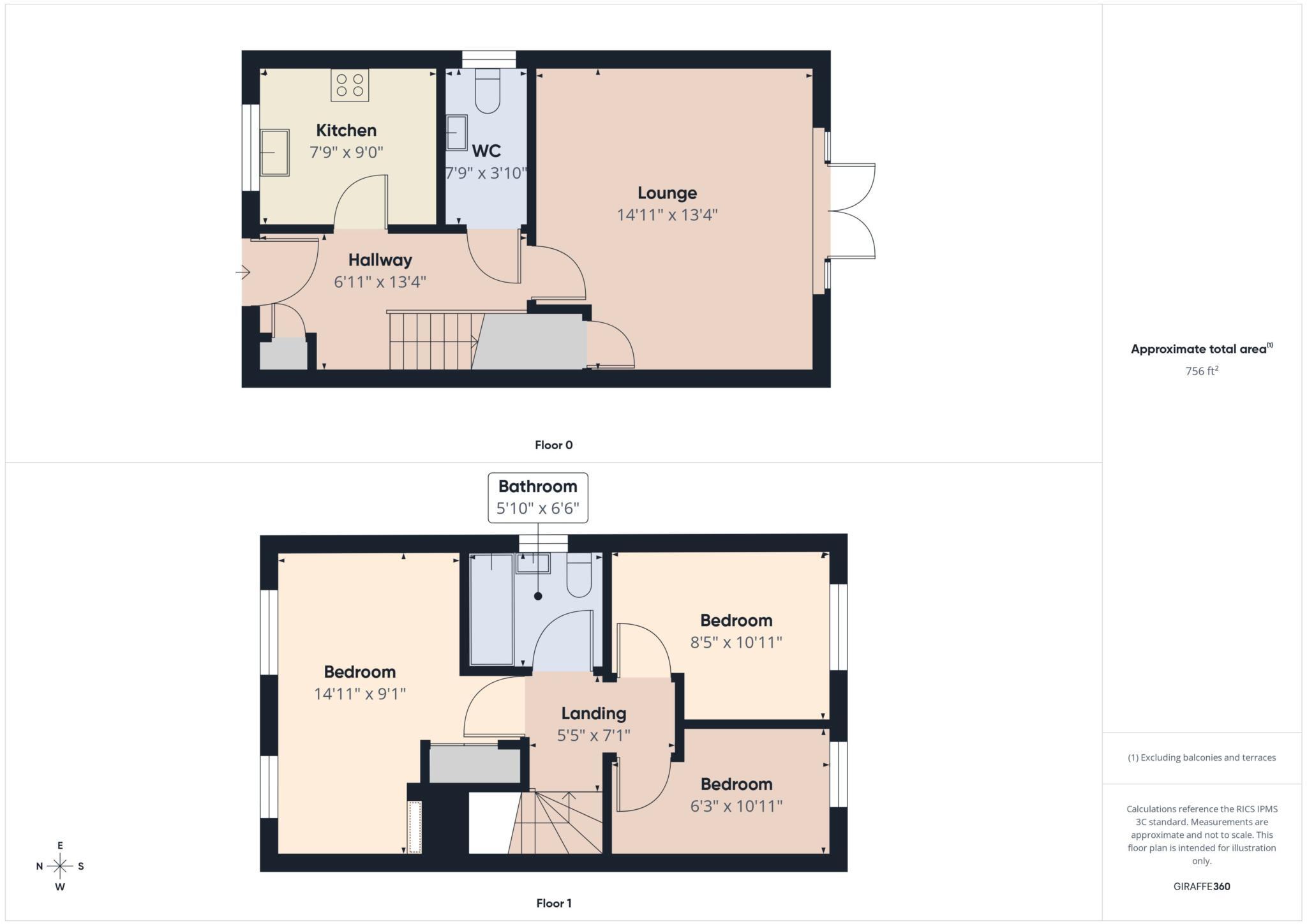 79, Craigtower Road, Motherwell floorplan