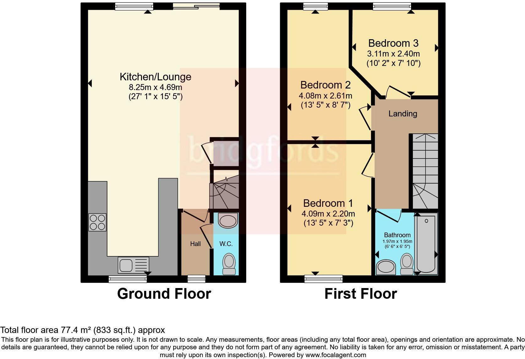 Chestnut Street, Grimethorpe, Barnsley, South Yorkshire, S72 floorplan