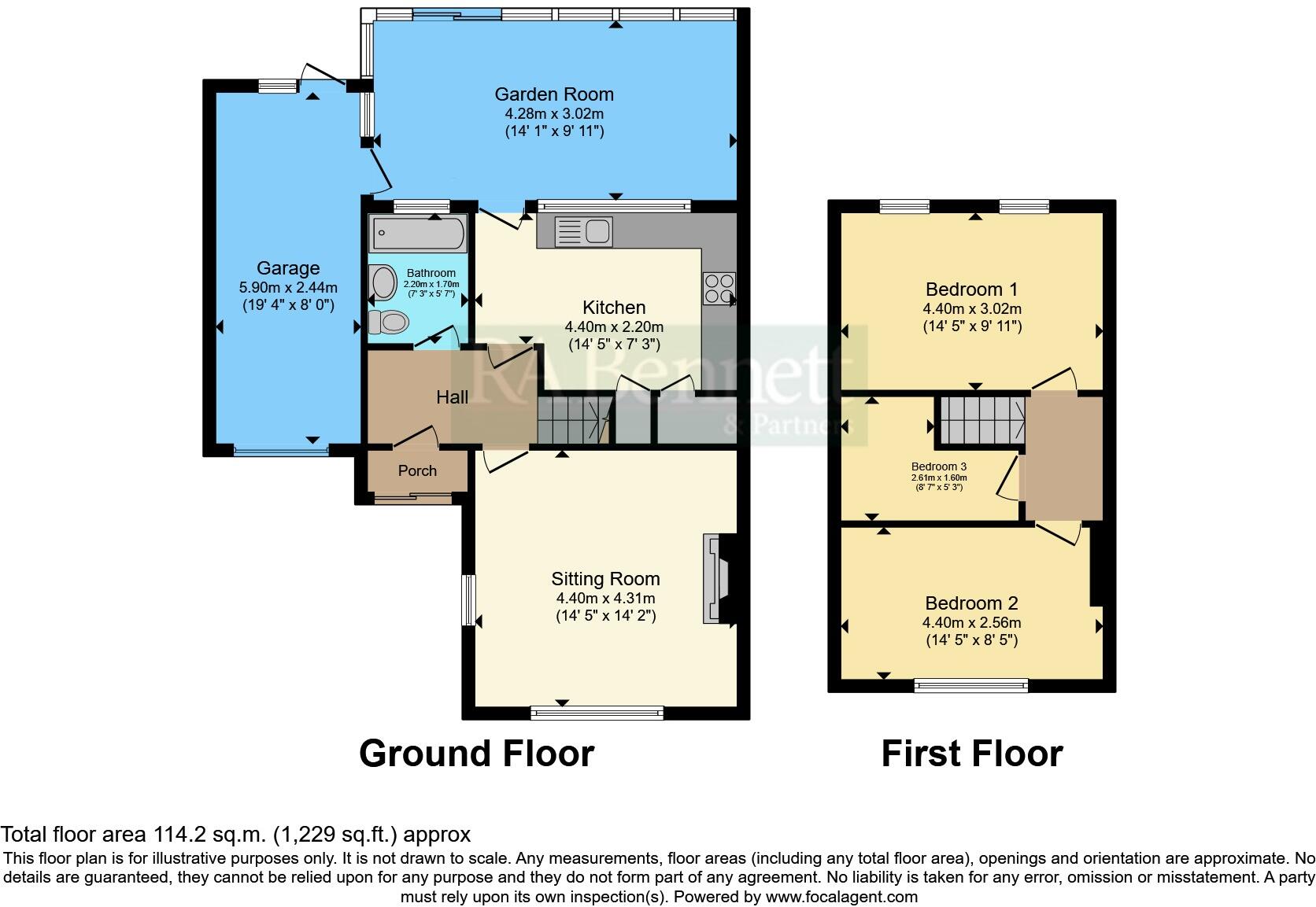 Fosseway Avenue, Moreton-in-Marsh, Gloucestershire, GL56 floorplan