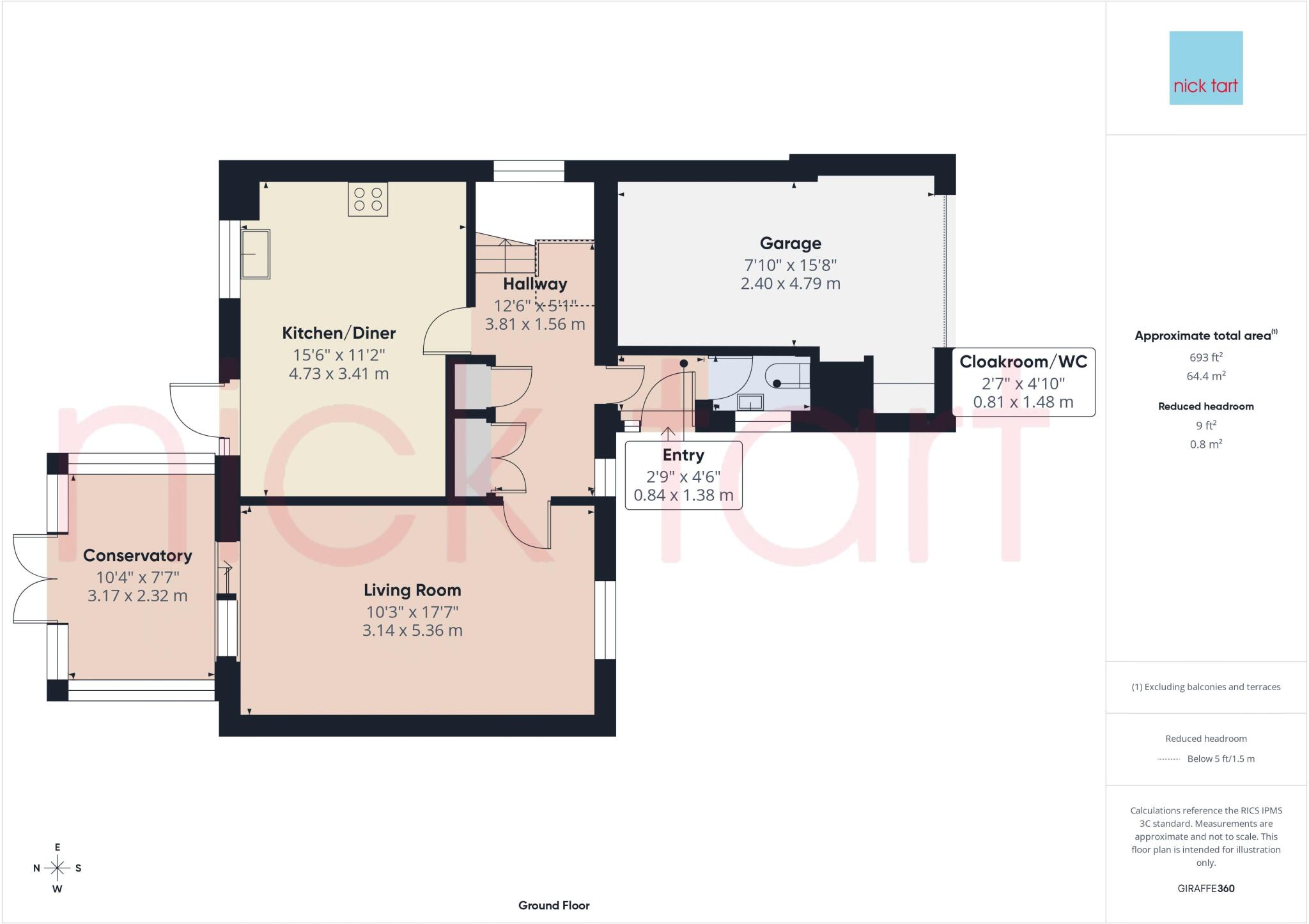Dinthill, Hollinswood, Telford, TF3 2DT floorplan