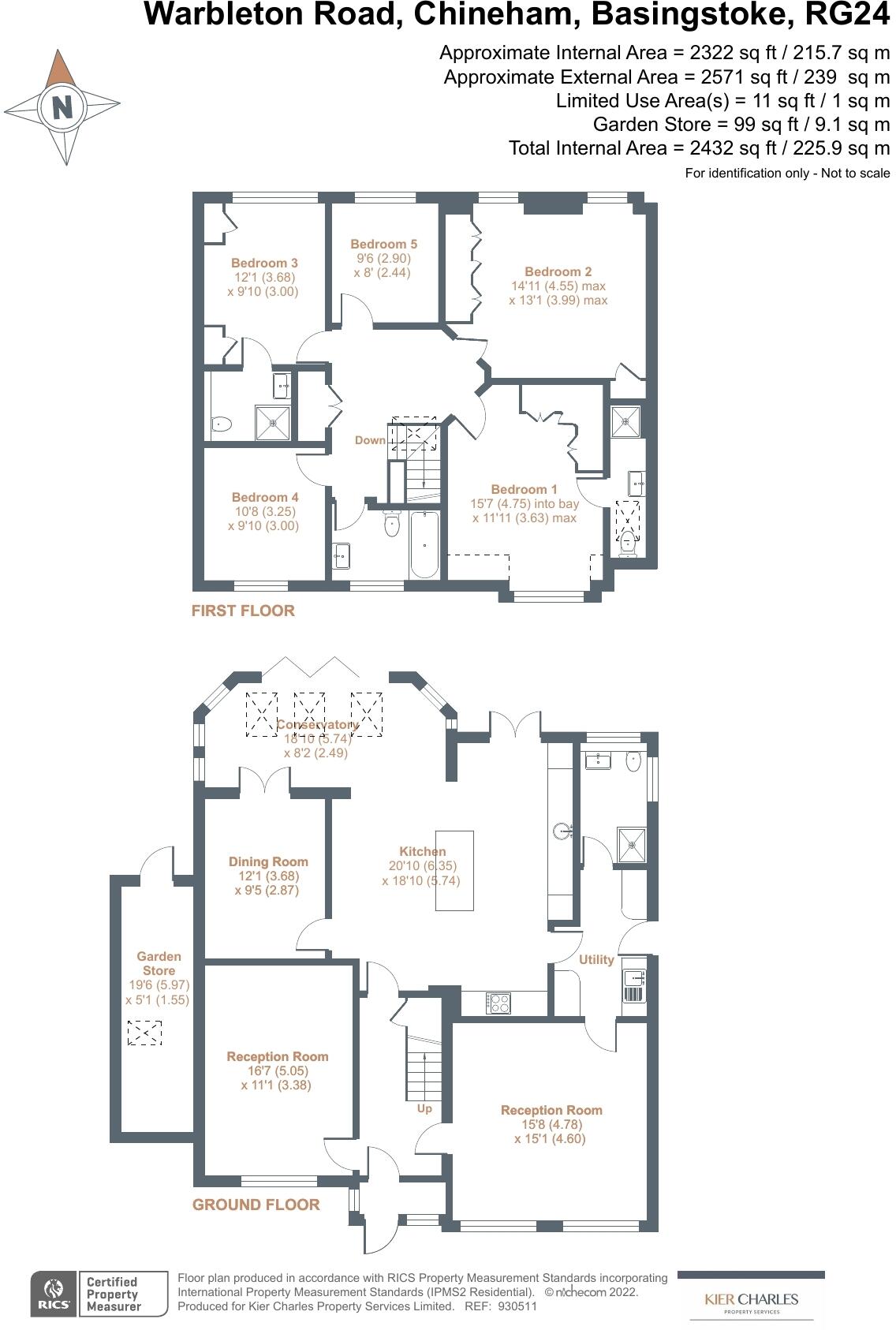 Warbleton Road, Chineham, Basingstoke, Hampshire, RG24 floorplan
