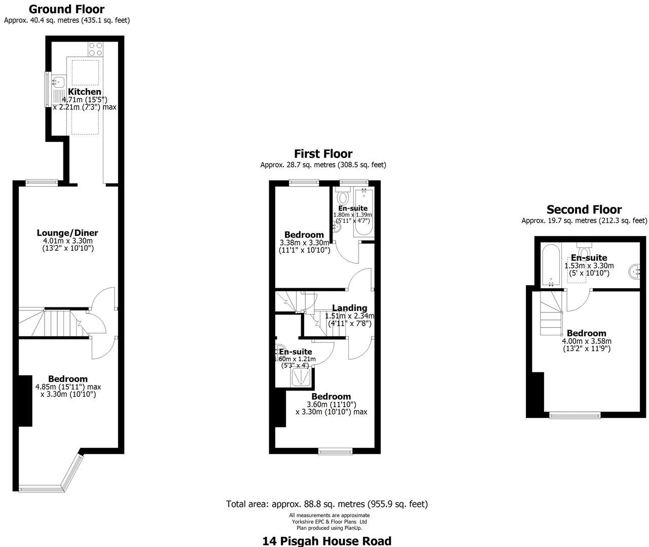 14 Pisgah House RoadBroomhillSheffield floorplan