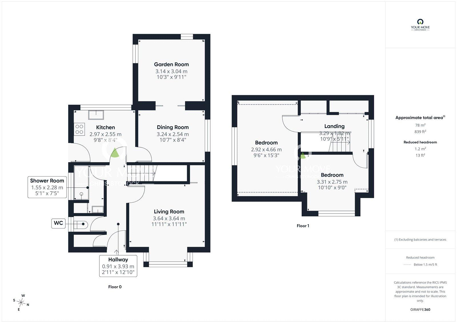 Glenside, Shotley Bridge, Consett, Durham, DH8 floorplan