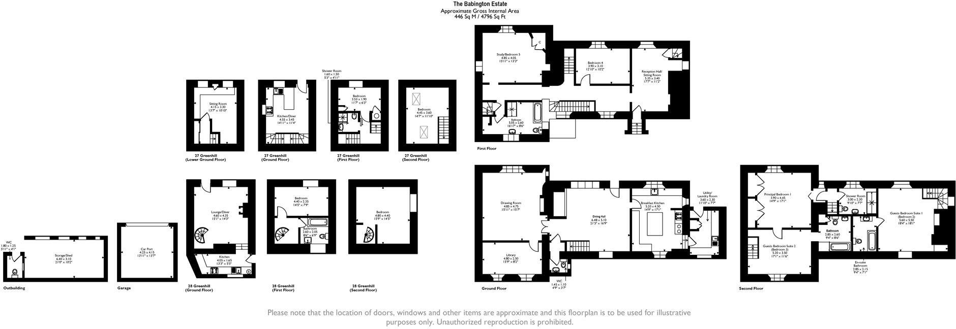 The Babington Estate, Greenhill, Wirksworth floorplan