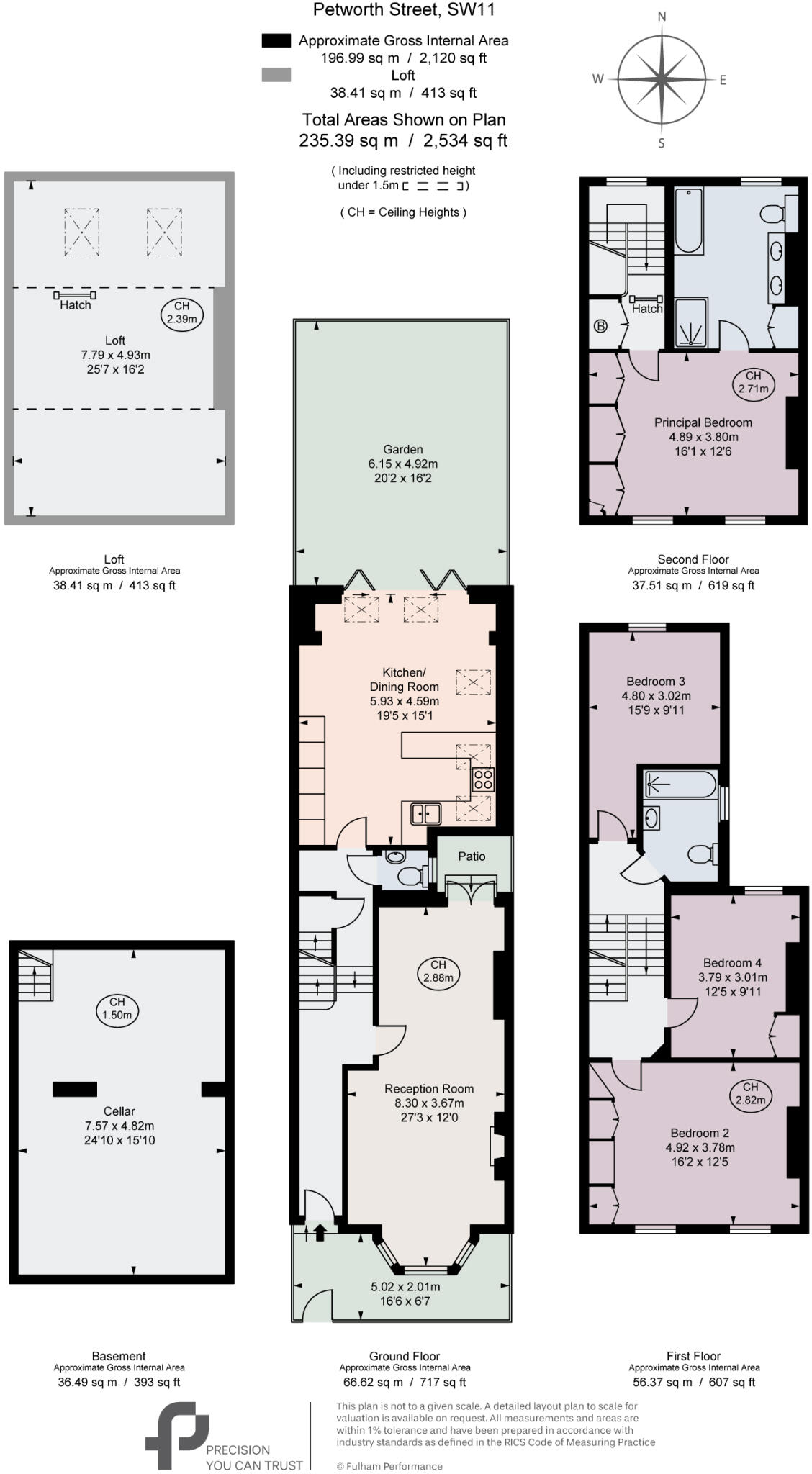 Petworth Street, London, SW11 floorplan