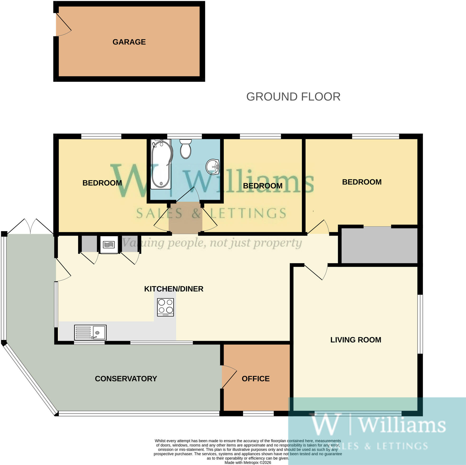 St. Edmunds Walk, Wootton Bridge, Ryde floorplan