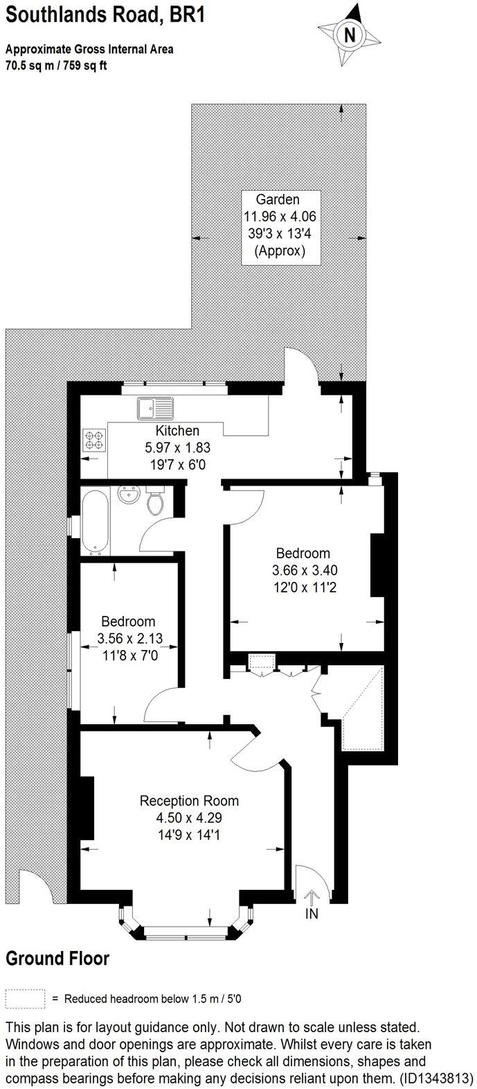 Southlands Road, Bromley, BR1 floorplan