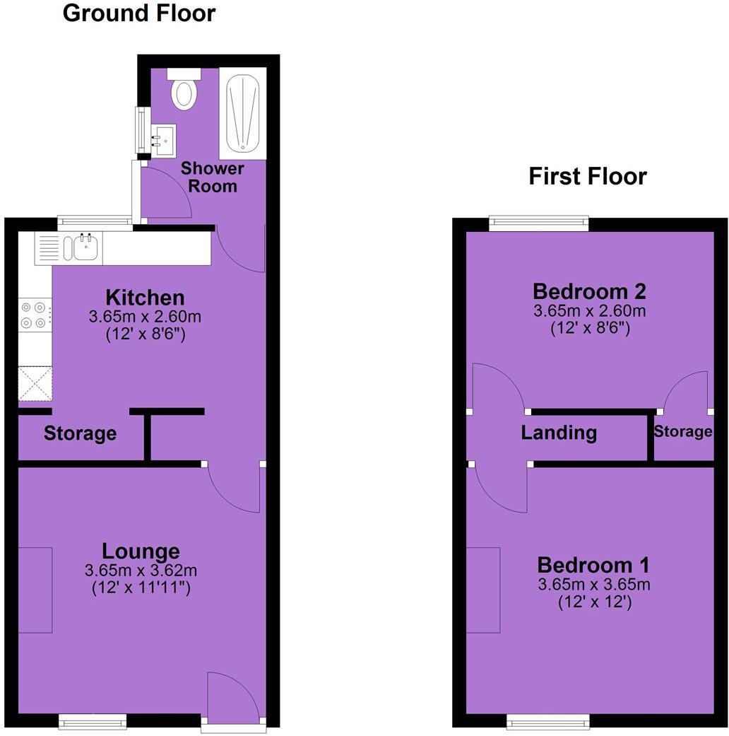 Oswald Road, Chorlton floorplan