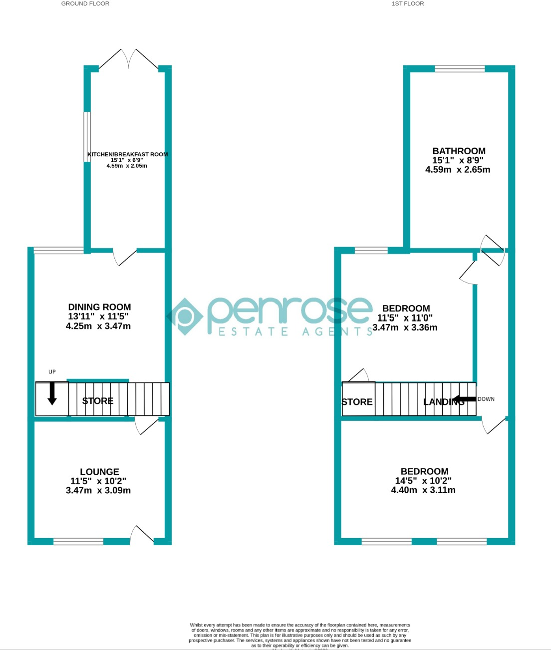 135, North Street, Luton floorplan