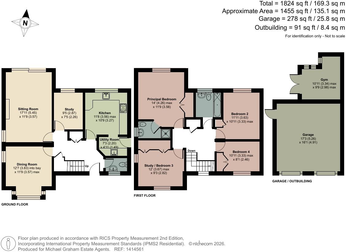 Berrystead, Caldecotte, Milton Keynes, Buckinghamshire, MK7 floorplan