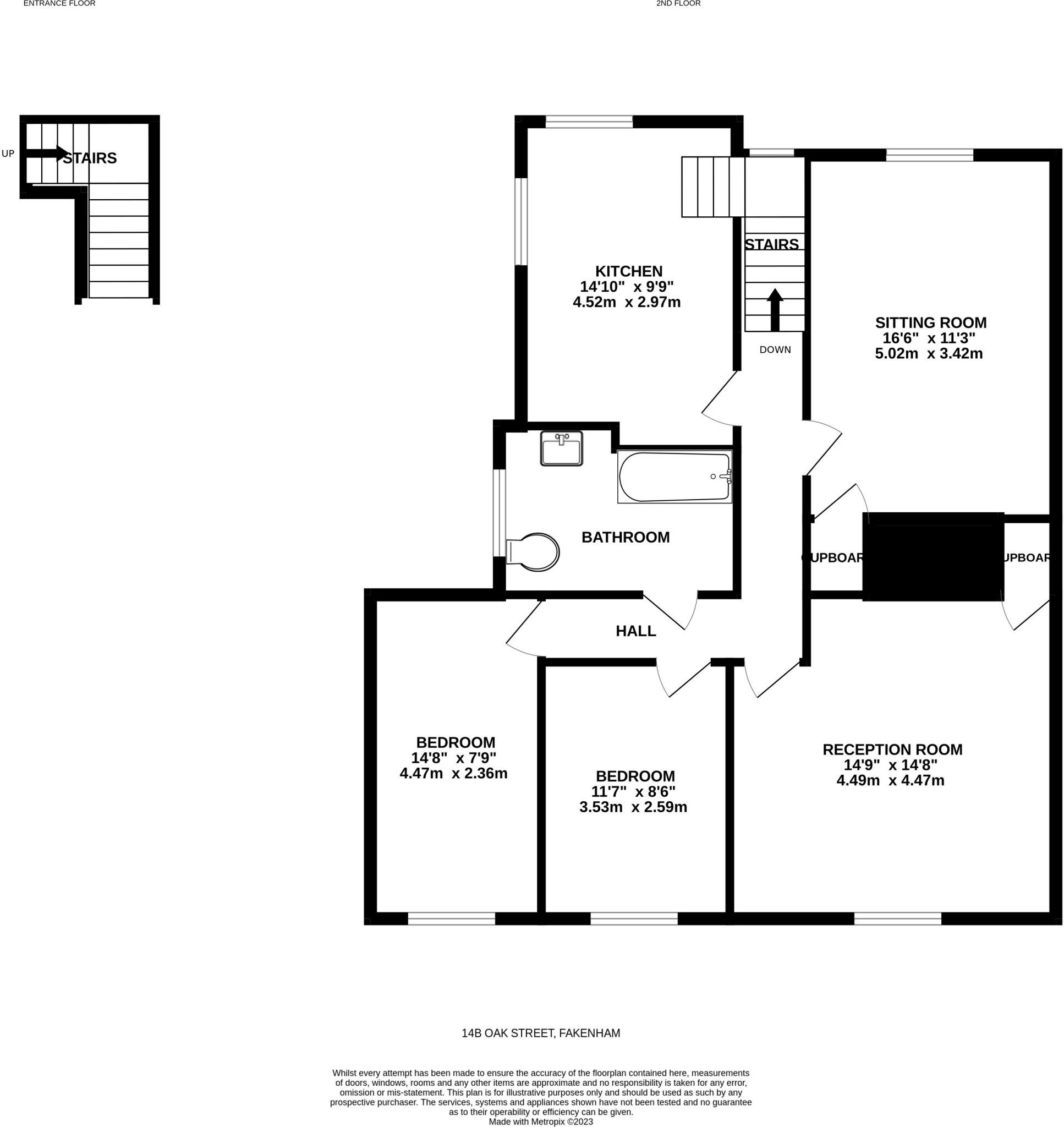 Oak Street, Fakenham, Norfolk floorplan