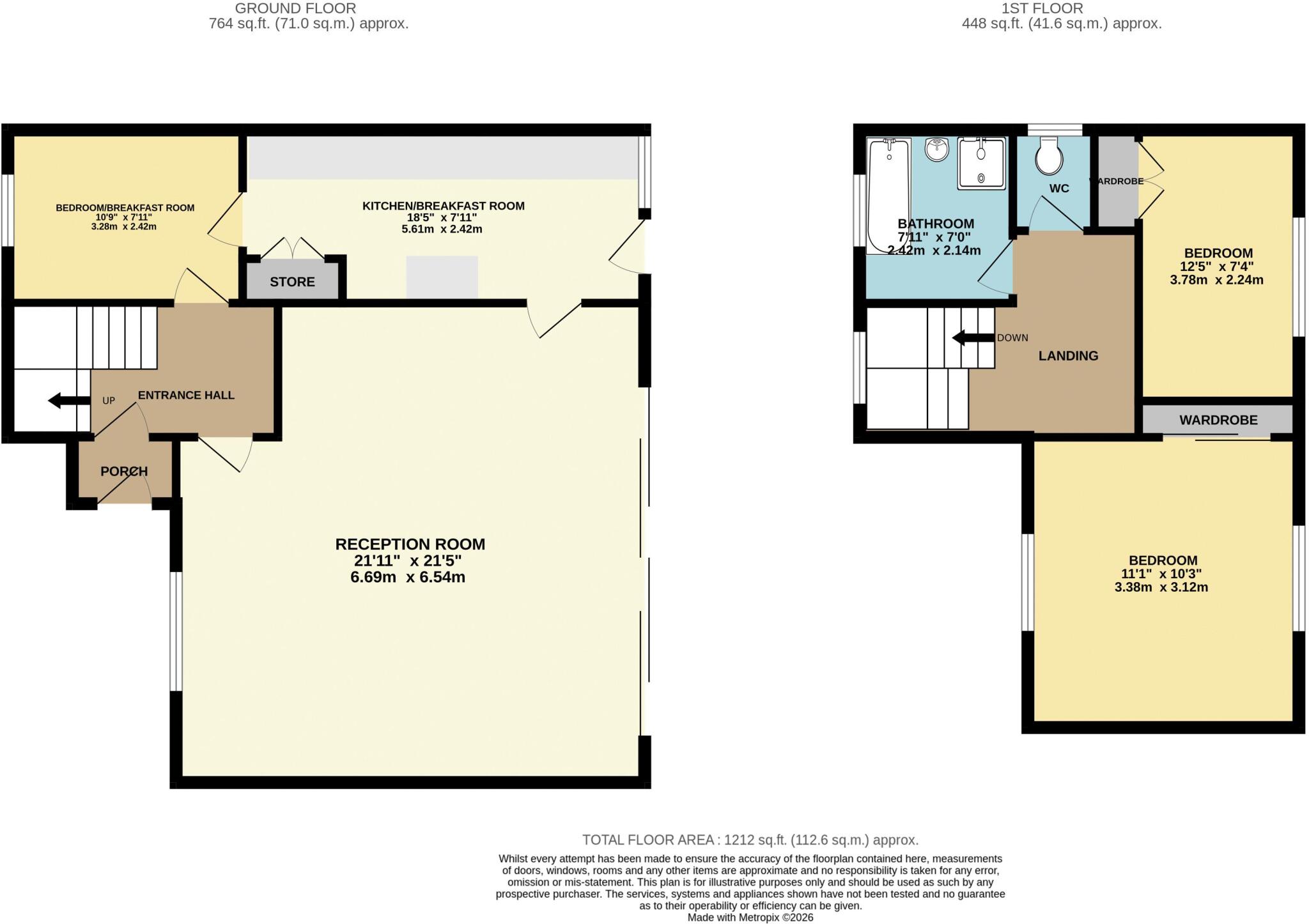 Harland Road, Hengistbury Head floorplan