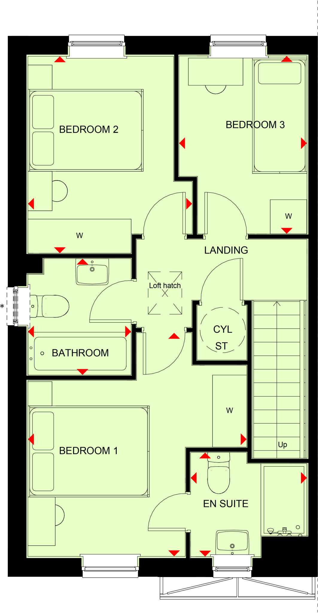 Barratt Homes @ Lakewood,
Lodge Way, 
Great Haddon, 
Peterborough, 
PE7 floorplan