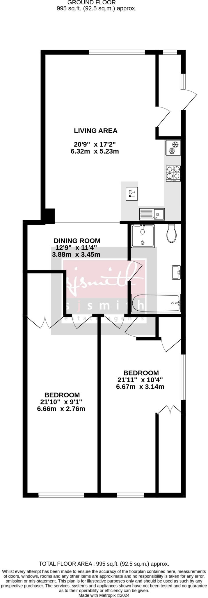 Denman Drive, Ashford floorplan