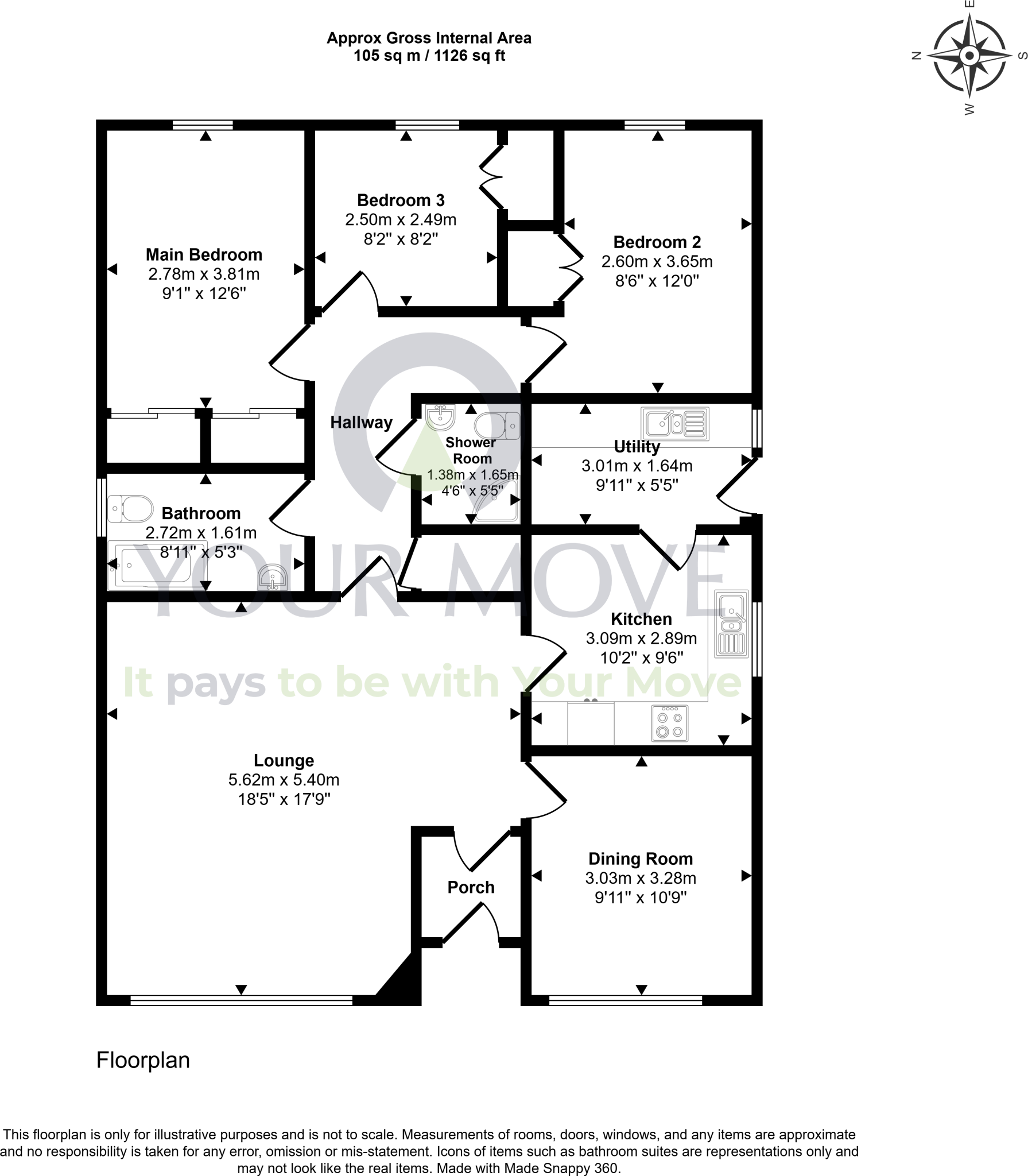 Craigdimas Grove, Dalgety Bay, Dunfermline, Fife, KY11 floorplan