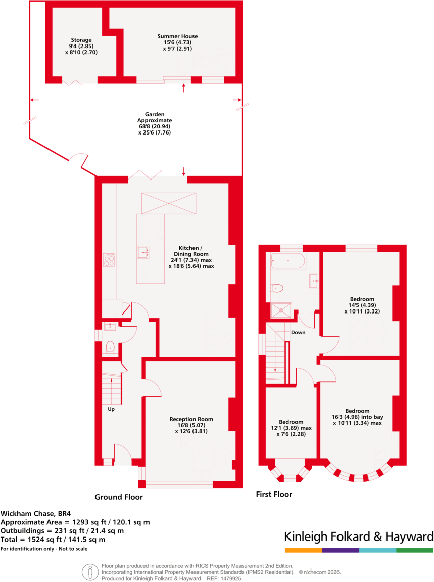 Wickham Chase, West Wickham, Kent, BR4 floorplan