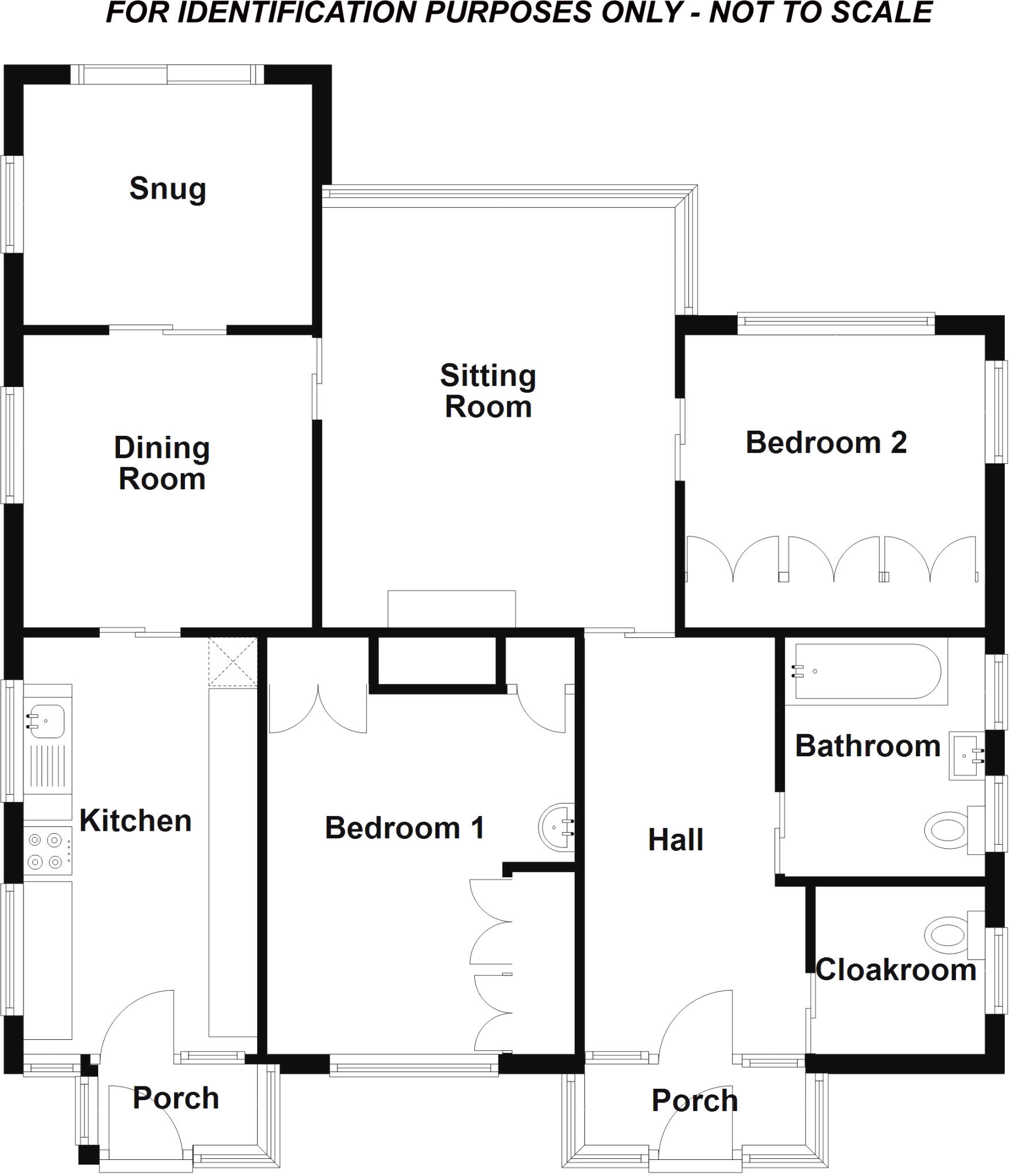 Glenside, Trewent Hill, Freshwater East, Nr. Pembroke floorplan