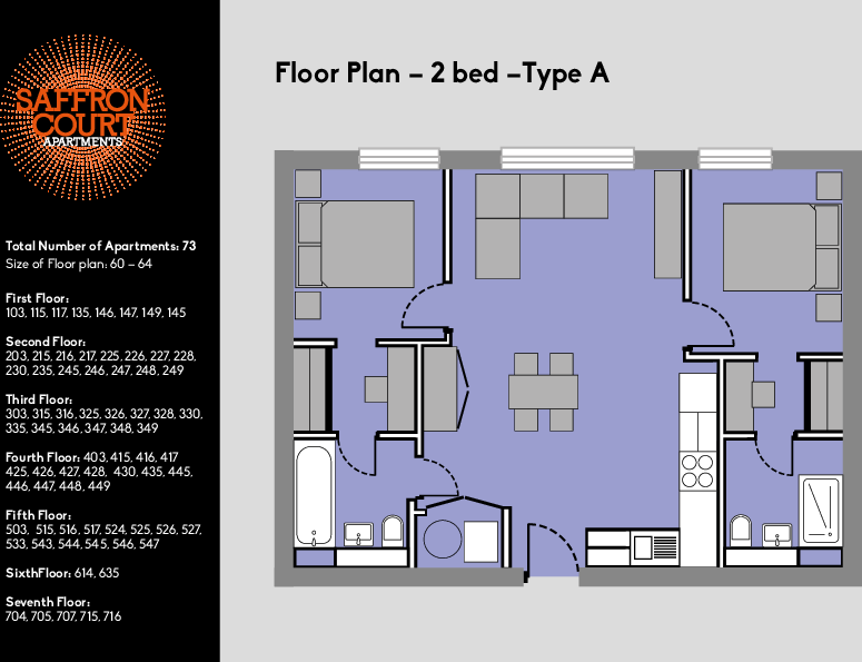 Saffron Court, Crocus Street, Nottingham, Nottingham City floorplan