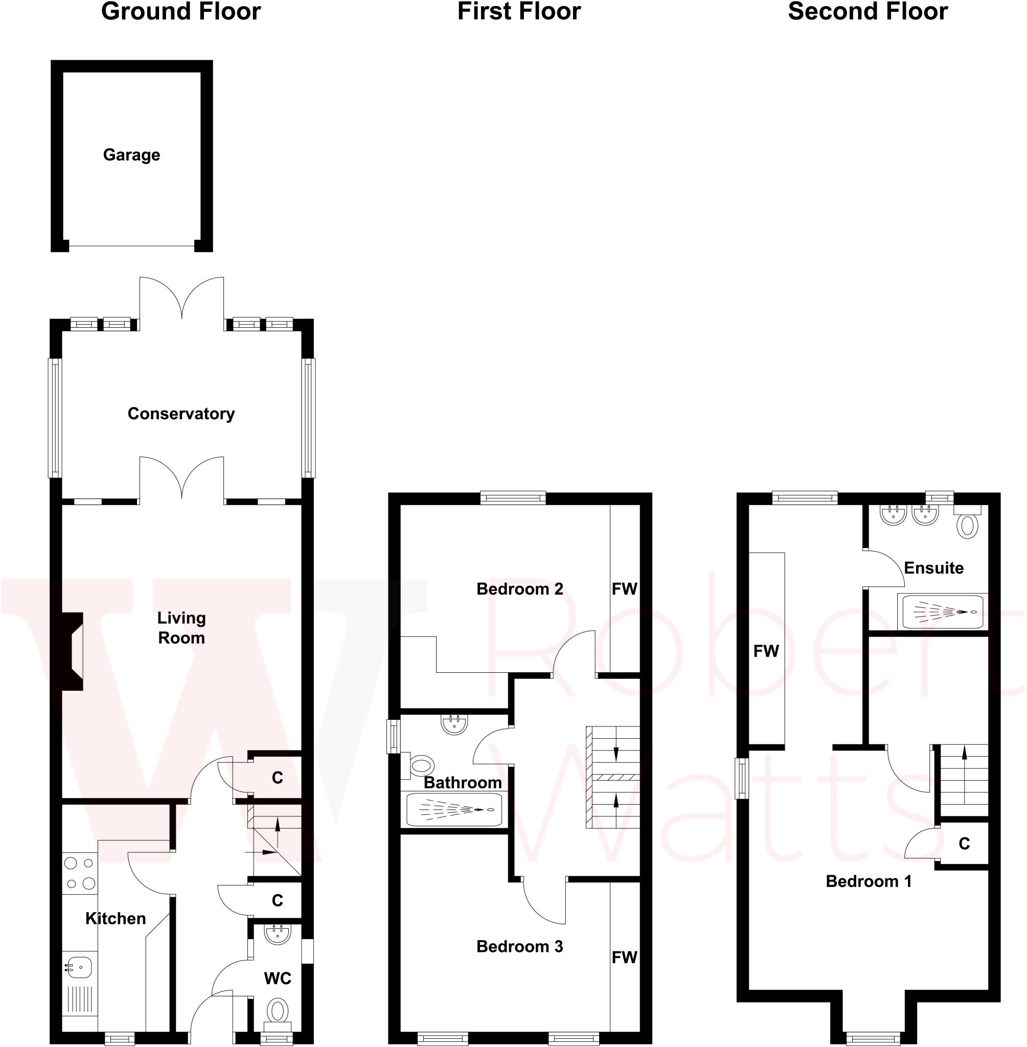 Manor Park Road, Cleckheaton, West Yorkshire, BD19 floorplan