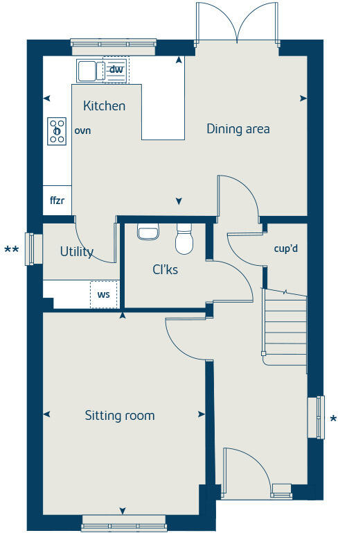 Glasshouse Lane,
Kenilworth, 
CV8 2AL
 floorplan
