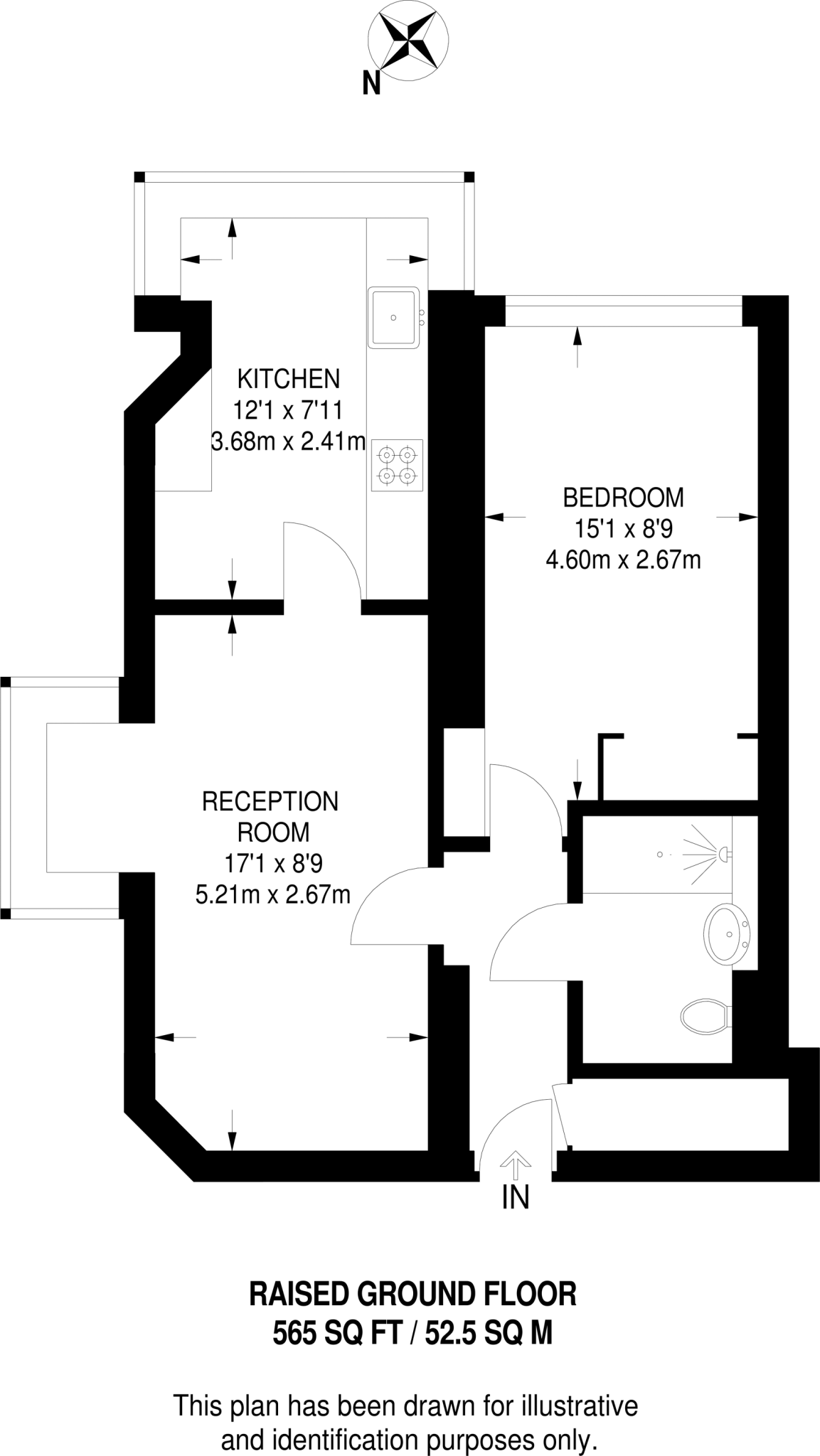 Bramlands Close, Clapham Junction, London, SW11 floorplan
