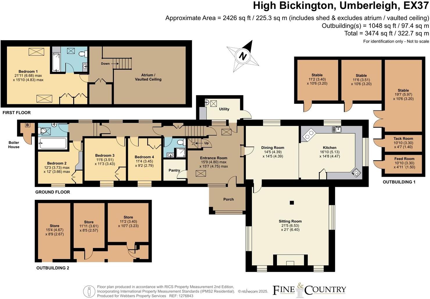 High Bickington, Umberleigh floorplan