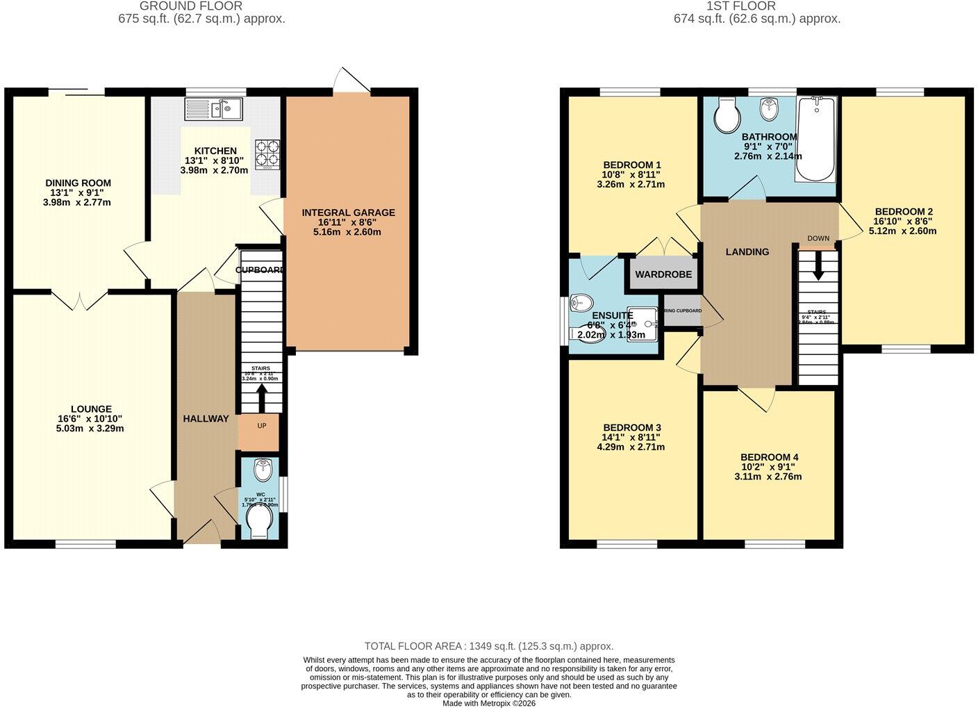 Juniper Road, Red Lodge, Bury St. Edmunds, Suffolk, IP28 floorplan