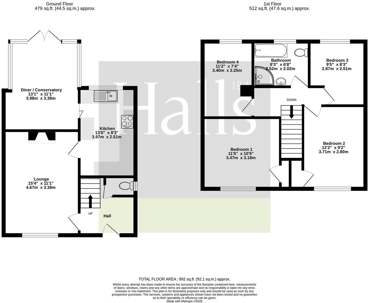 Thompson Drive, Whitchurch floorplan