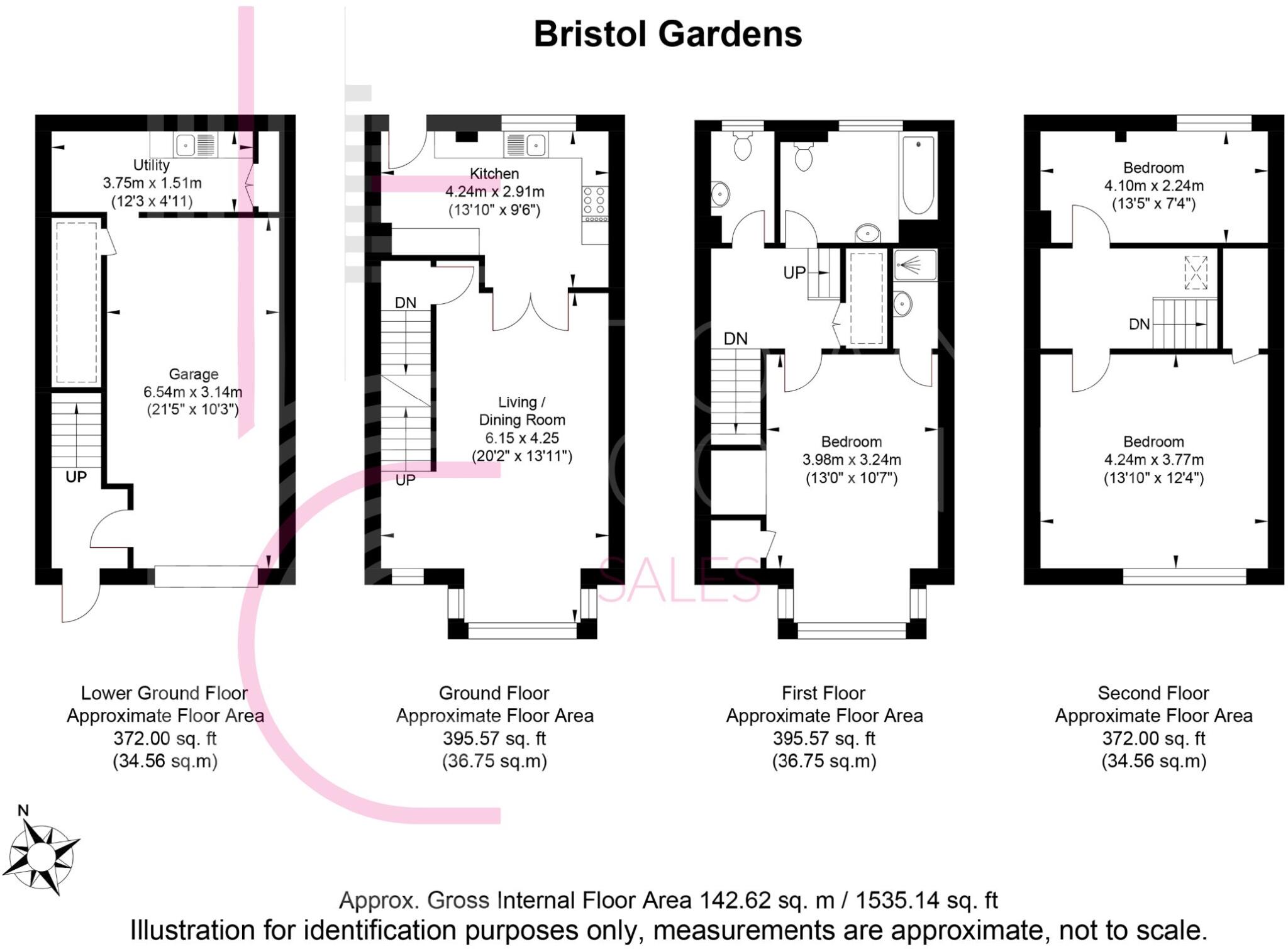 Bristol Gardens, Brighton floorplan