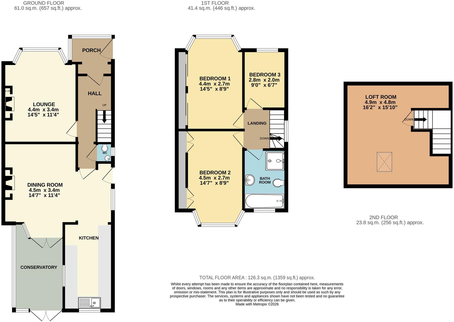 Bromyard Road, Tenbury Wells, WR15 floorplan