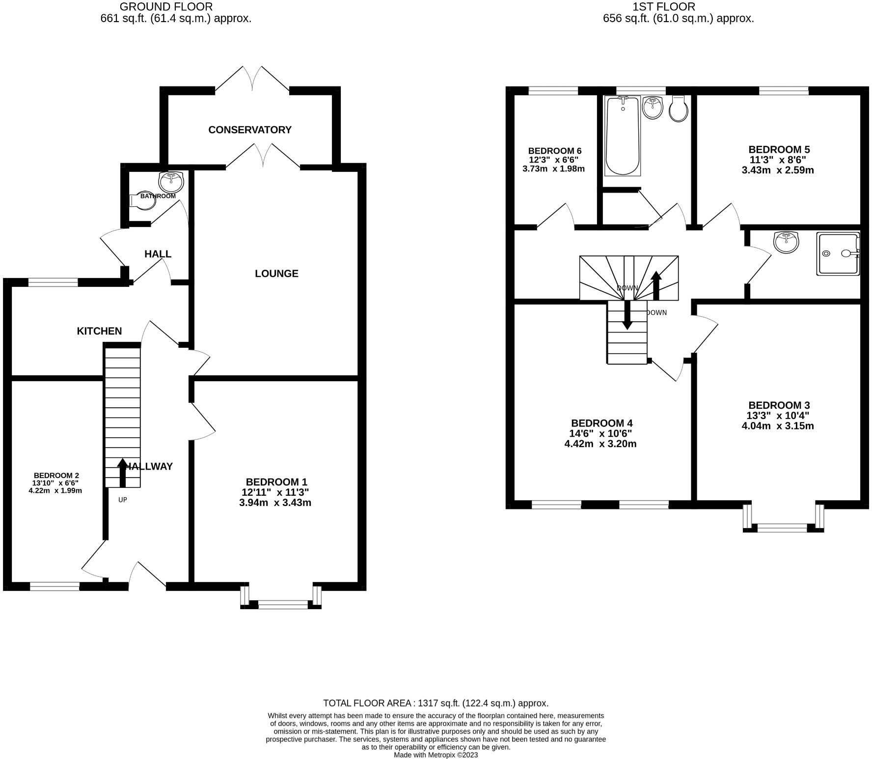 Available NOW - 2 Rooms for Professionals - Woodstock Road, Worcester WR2 5ND floorplan