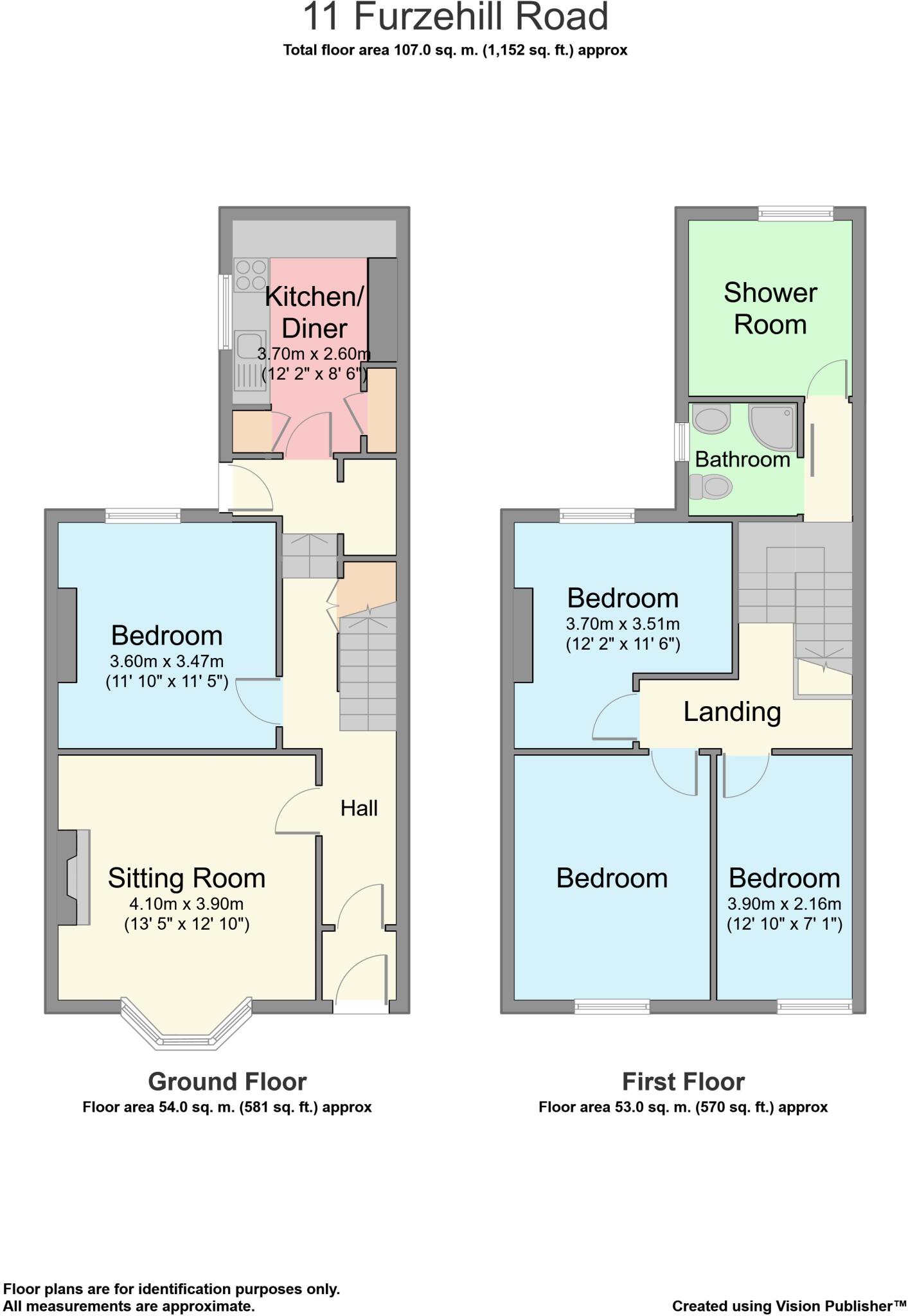 Furzehill Road, Plymouth floorplan