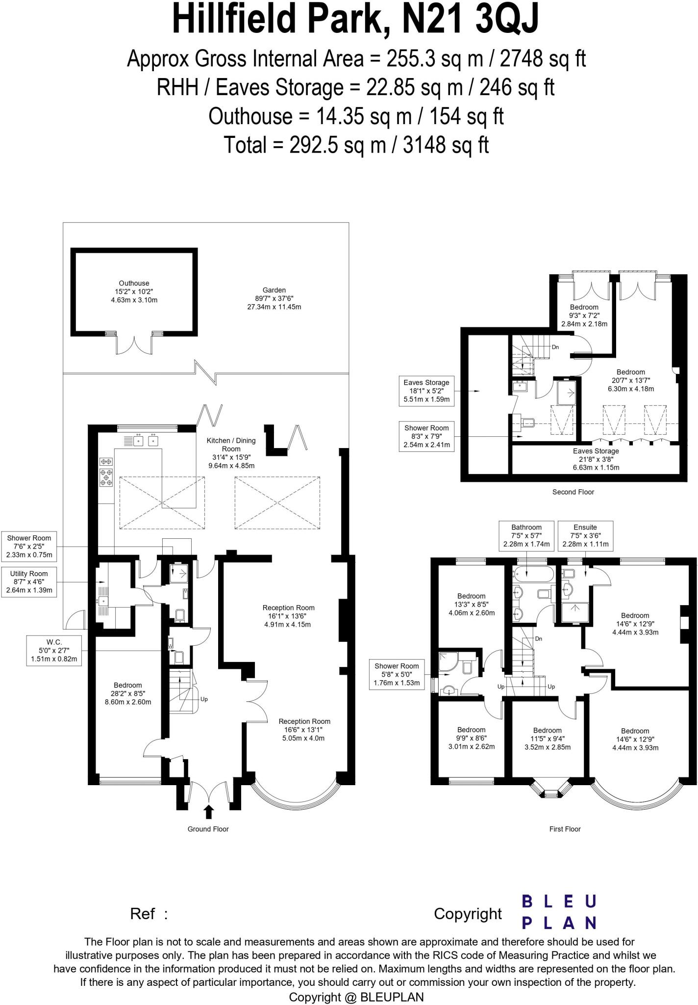 Hillfield Park, Winchmore Hill floorplan