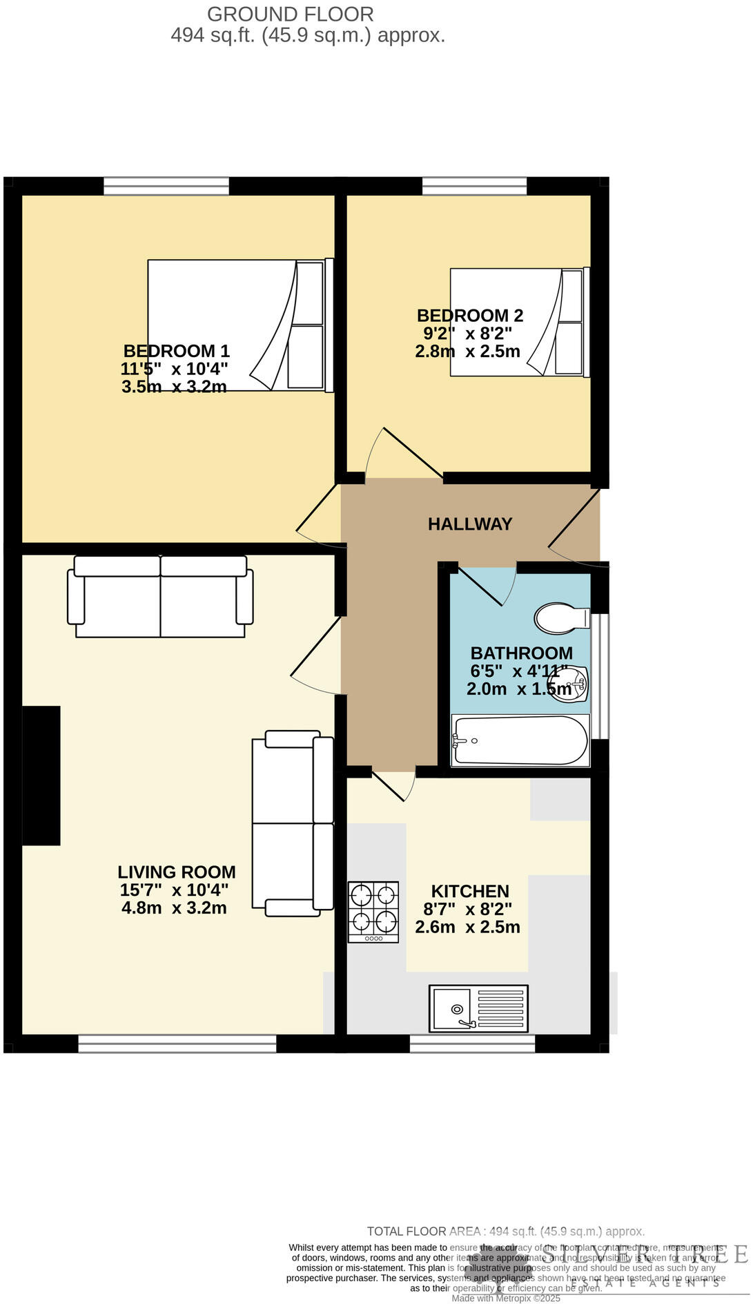 Bradworth Drive, Scarborough, North Yorkshire floorplan