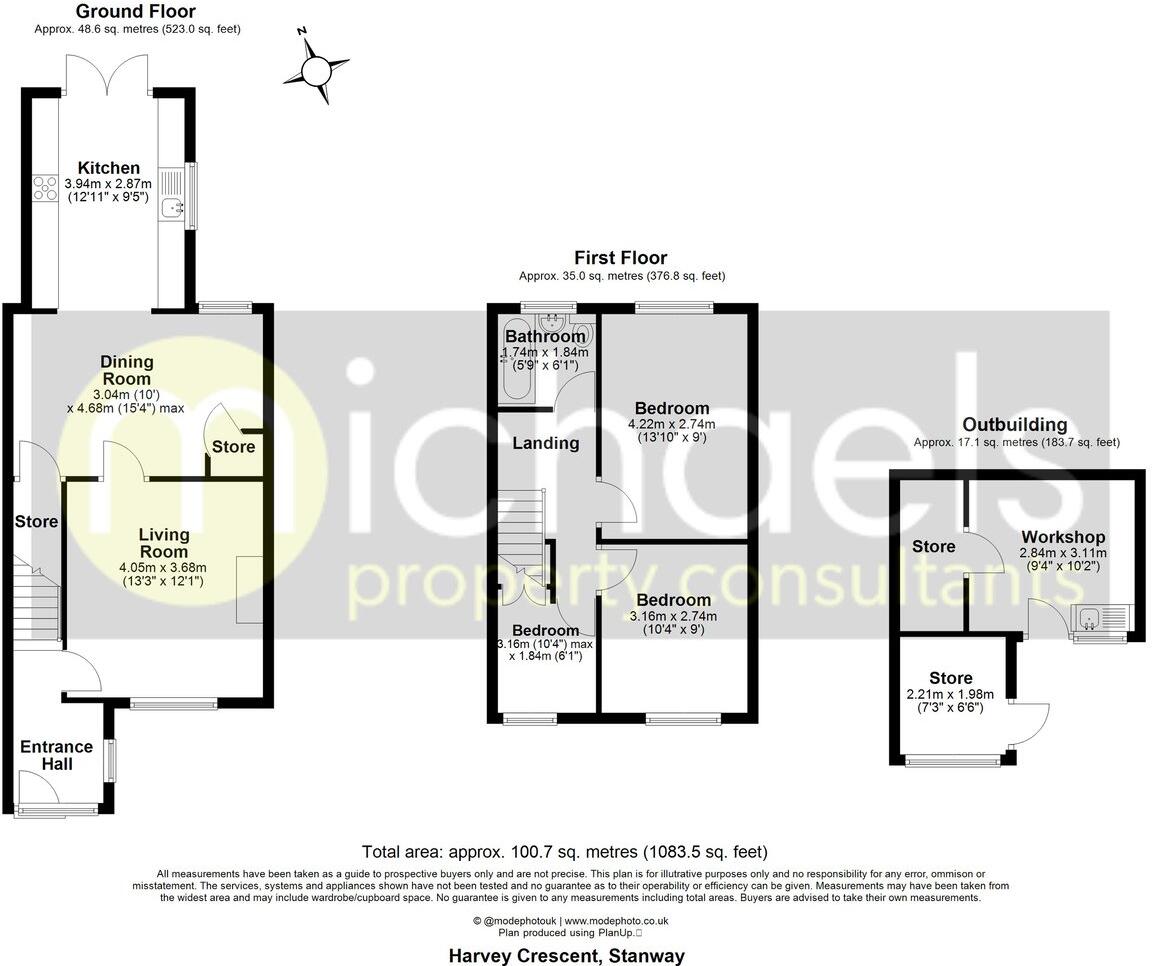 Harvey Crescent, Stanway, Colchester, CO3 floorplan
