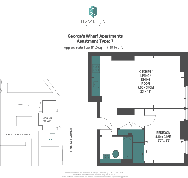 Hawkins & George, Bristol Bristol BS1 floorplan