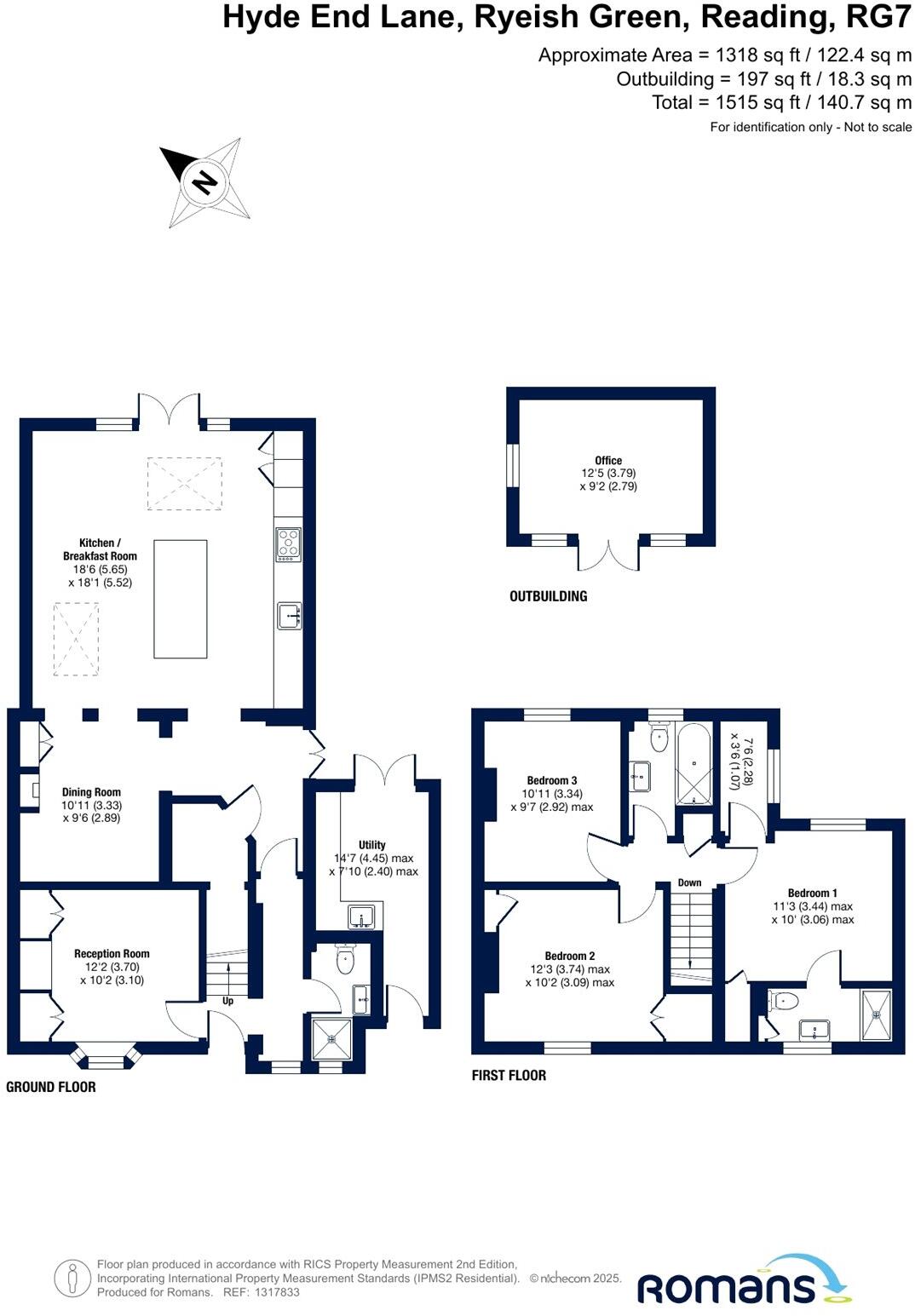 Hyde End Lane, Ryeish Green, Reading floorplan