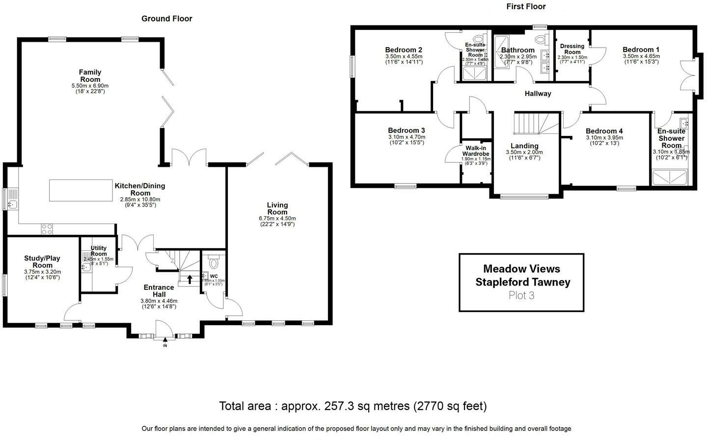 MEADOW VIEW, Epping Lane, Stapleford Tawney, floorplan