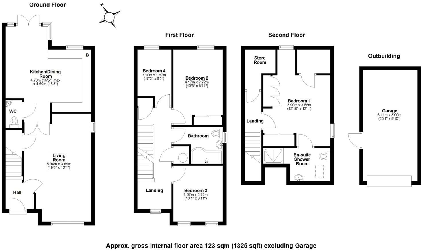 River View, Stapleford, Cambridge floorplan