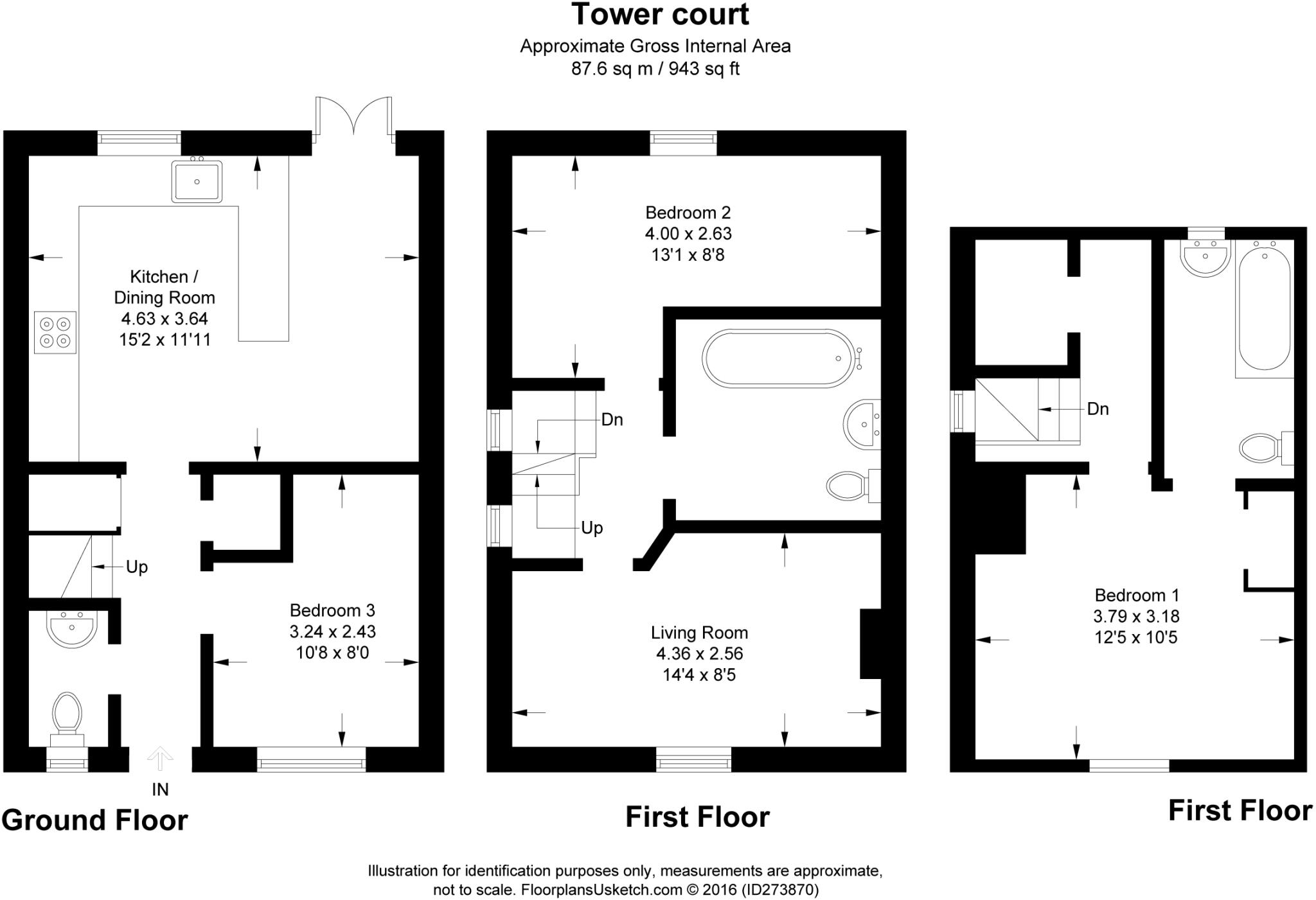 Tower Court, Witney, Oxfordshire floorplan