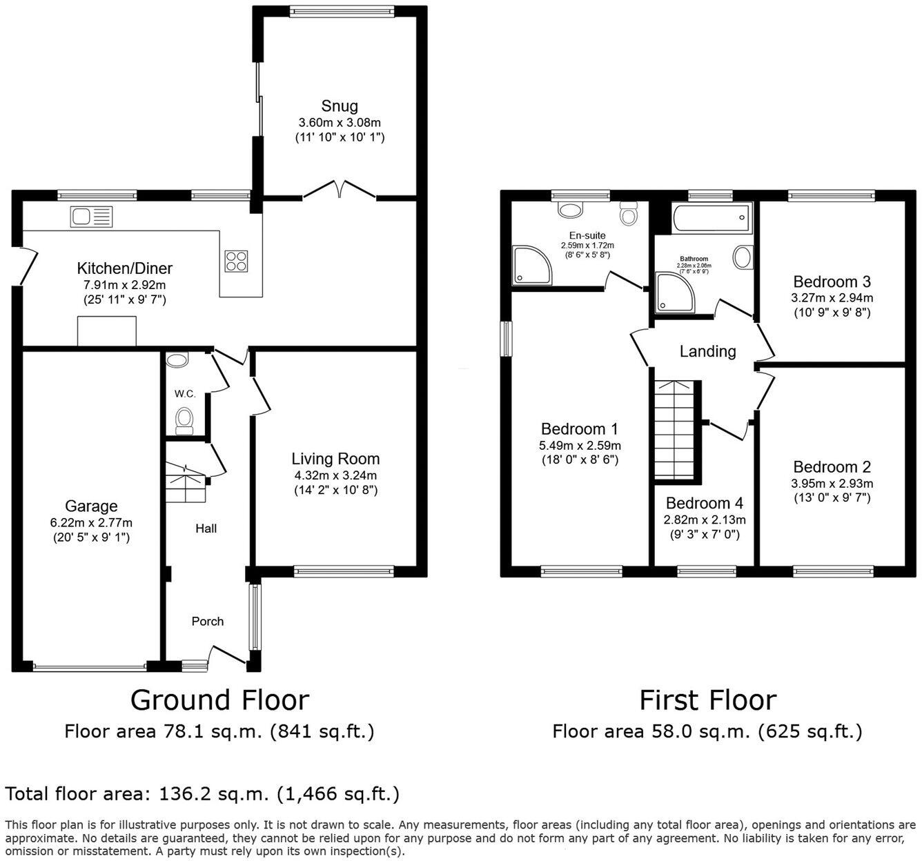 Summerhill Gardens, Leeds, LS8 floorplan