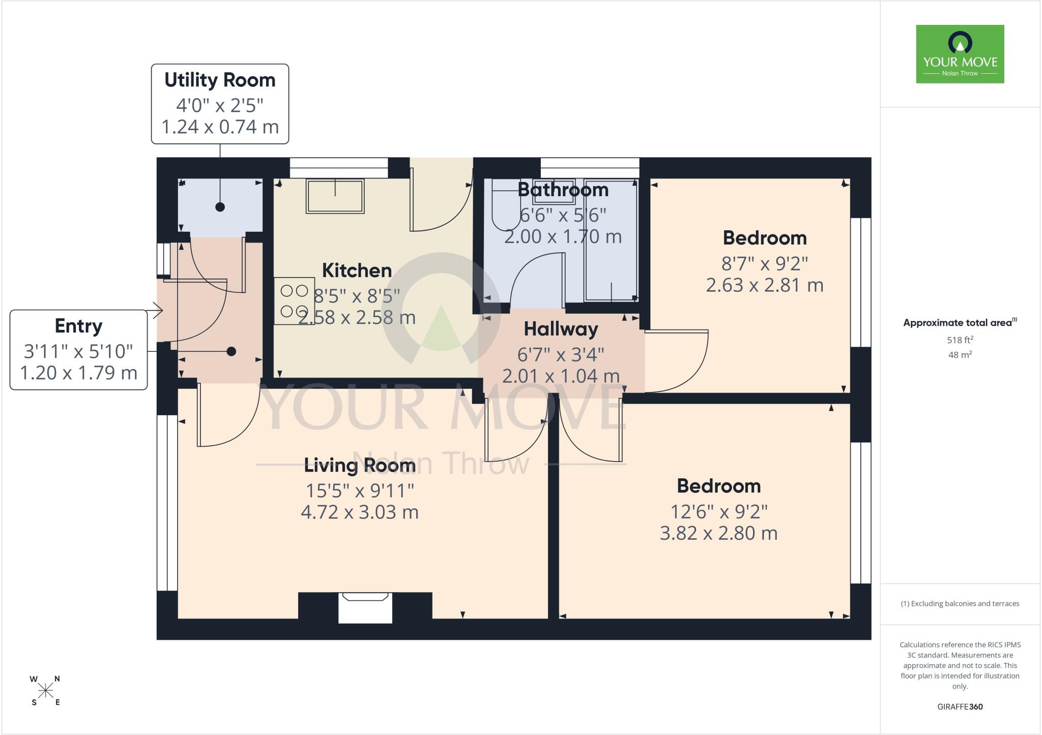 Oakleigh Drive, Duston, Northampton, Northamptonshire, NN5 floorplan
